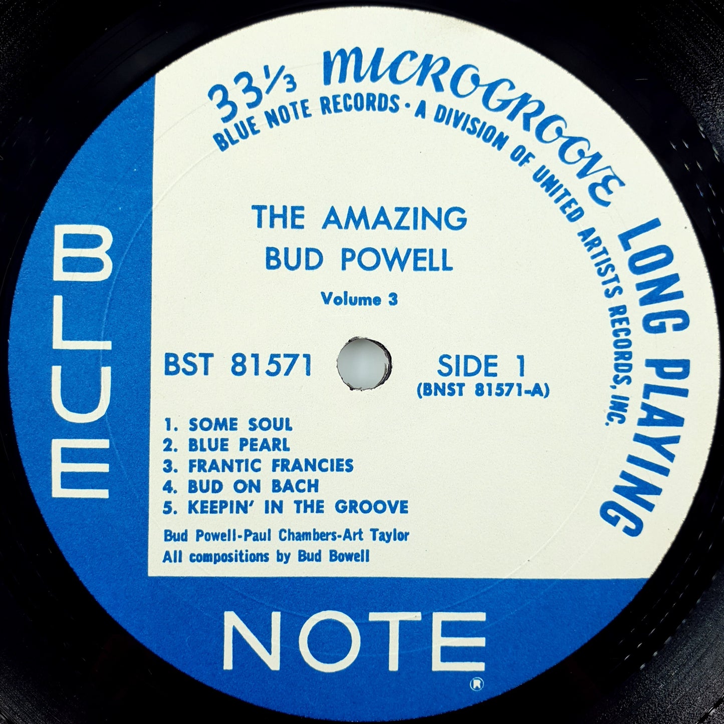 Bud Powell – The Amazing Bud Powell, Vol. 3 - Bud!