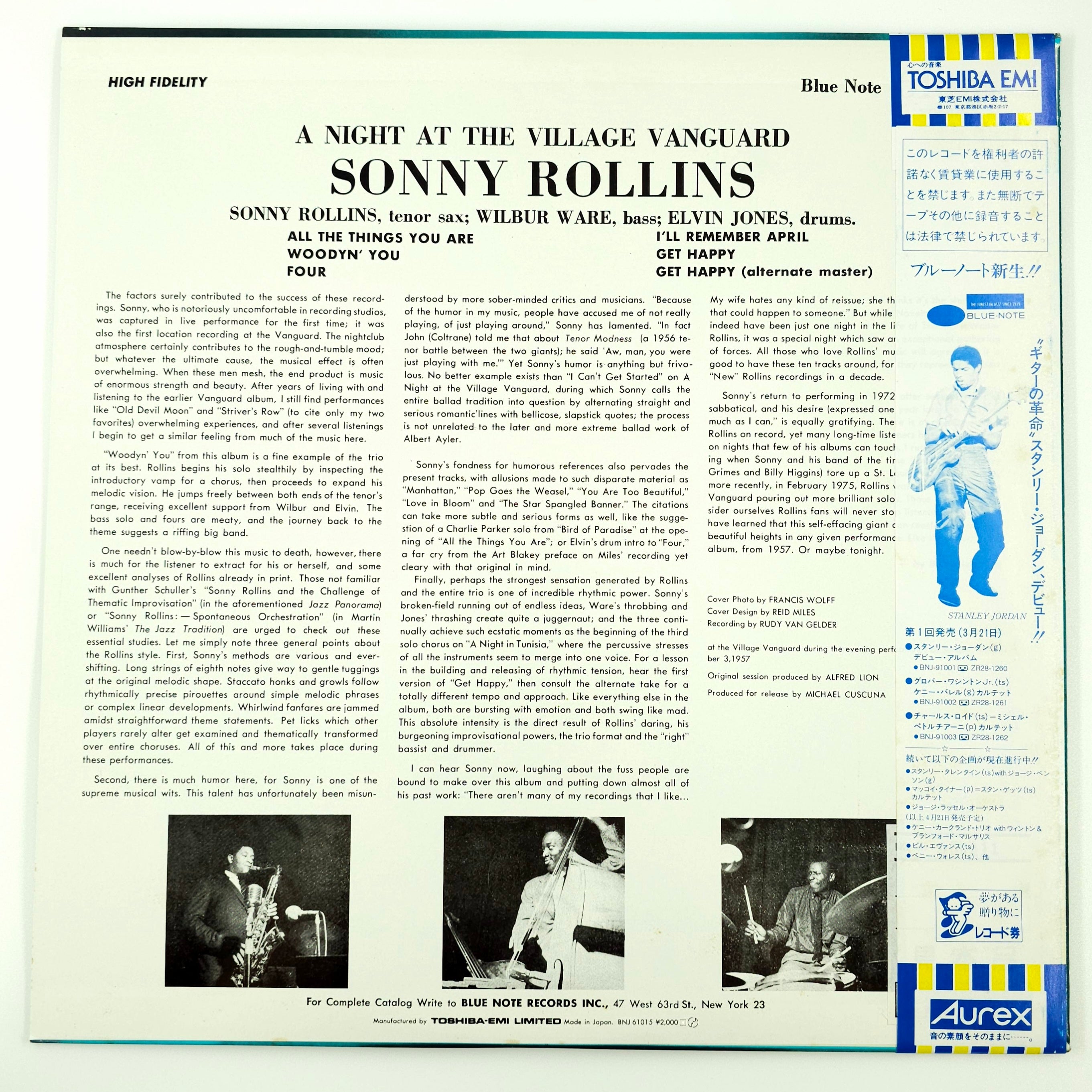 Sonny Rollins – A Night At The 