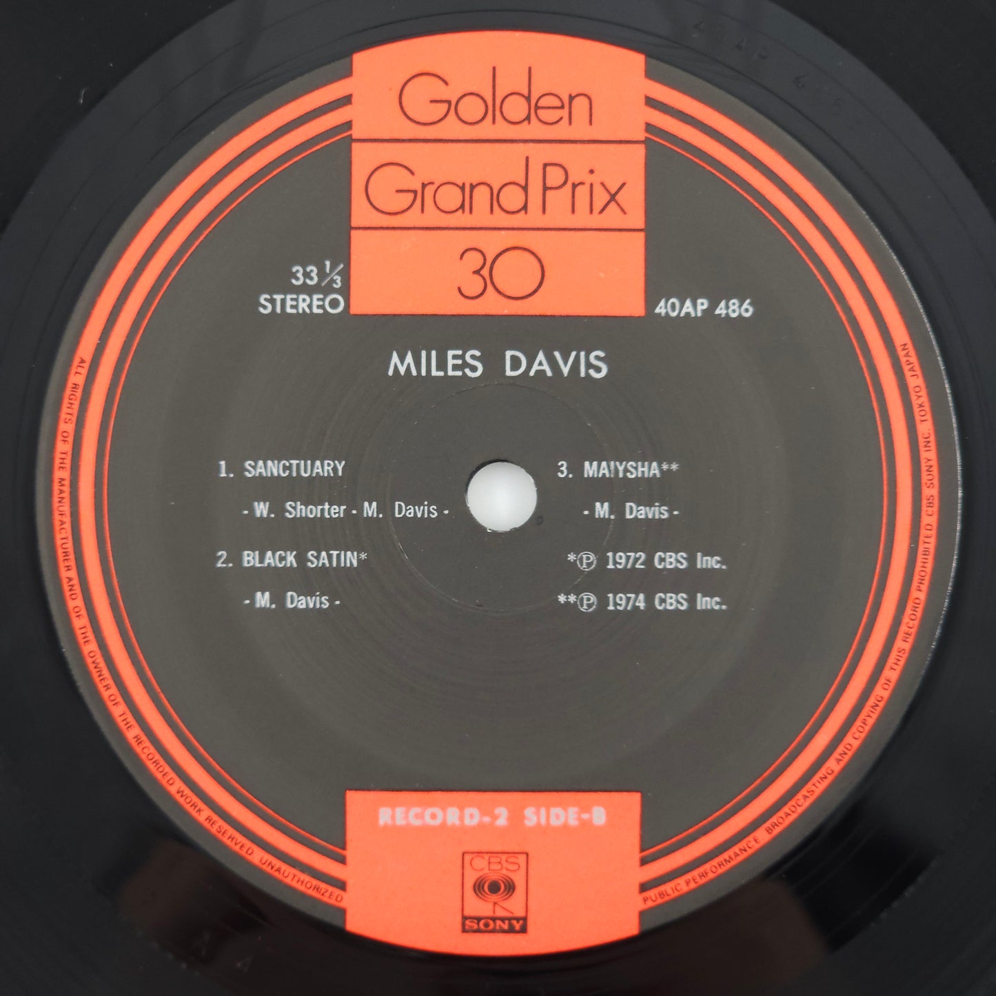 Miles Davis – Golden Grand Prix 30