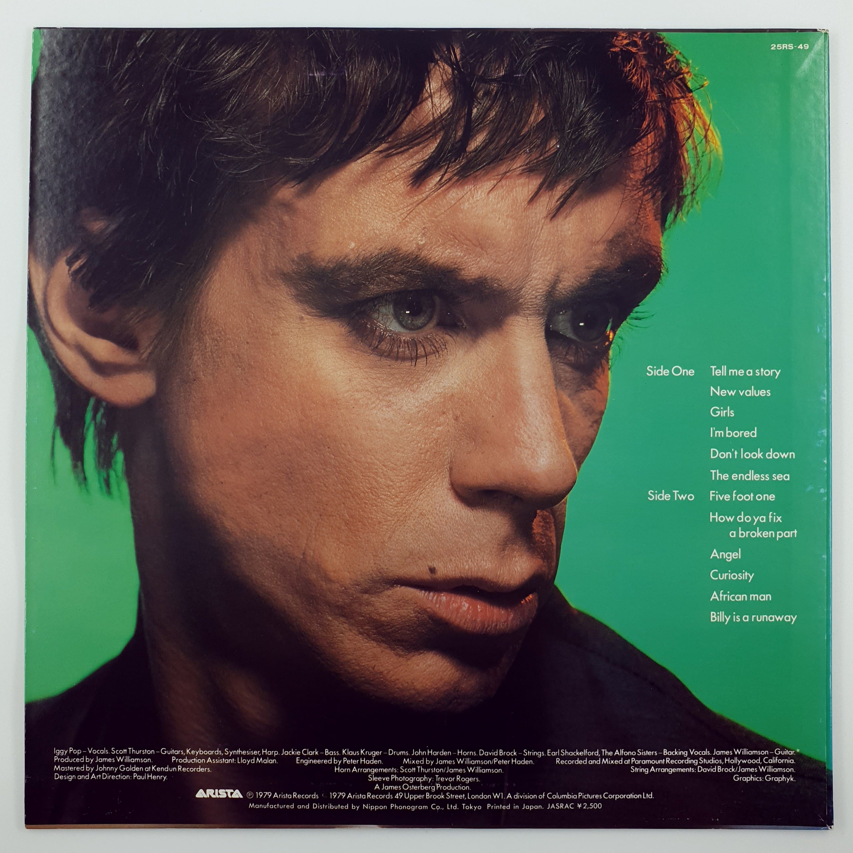 Iggy Pop - New Values – Sonic Monk Records