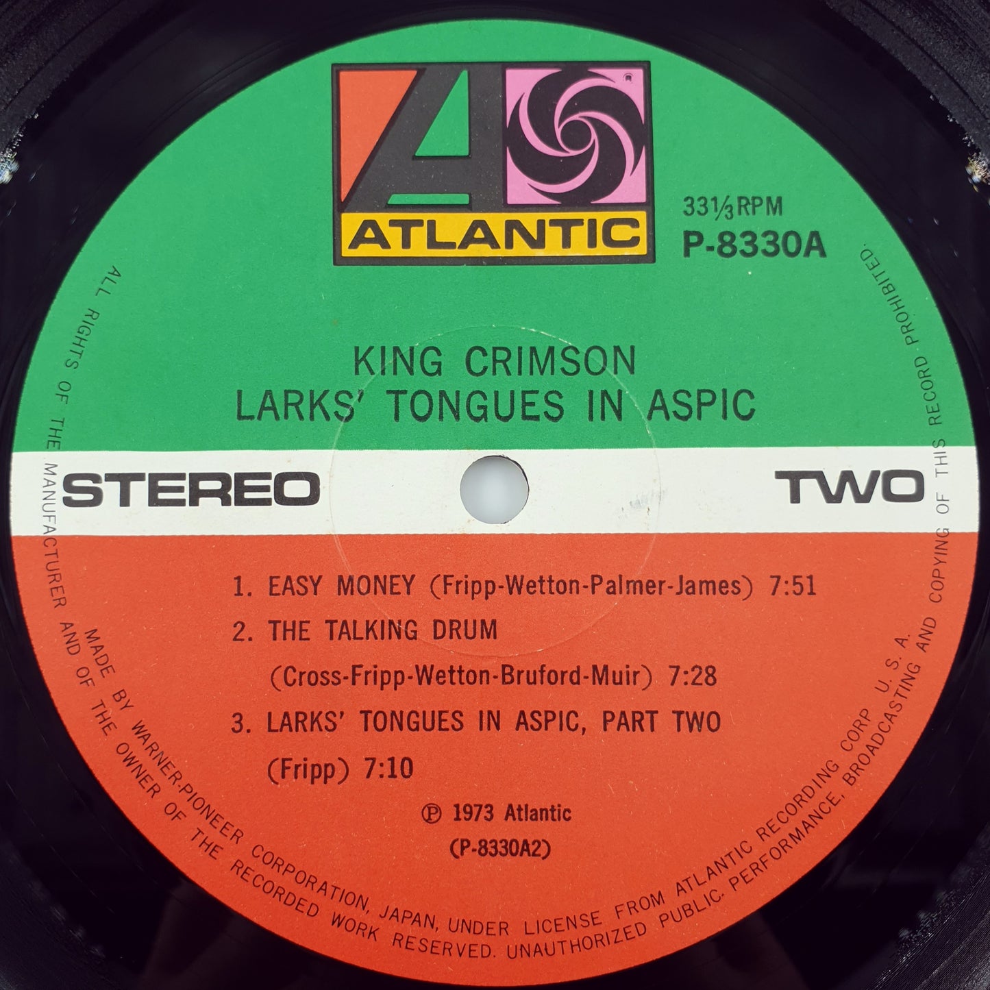 King Crimson  - Larks' Tongues In Aspic