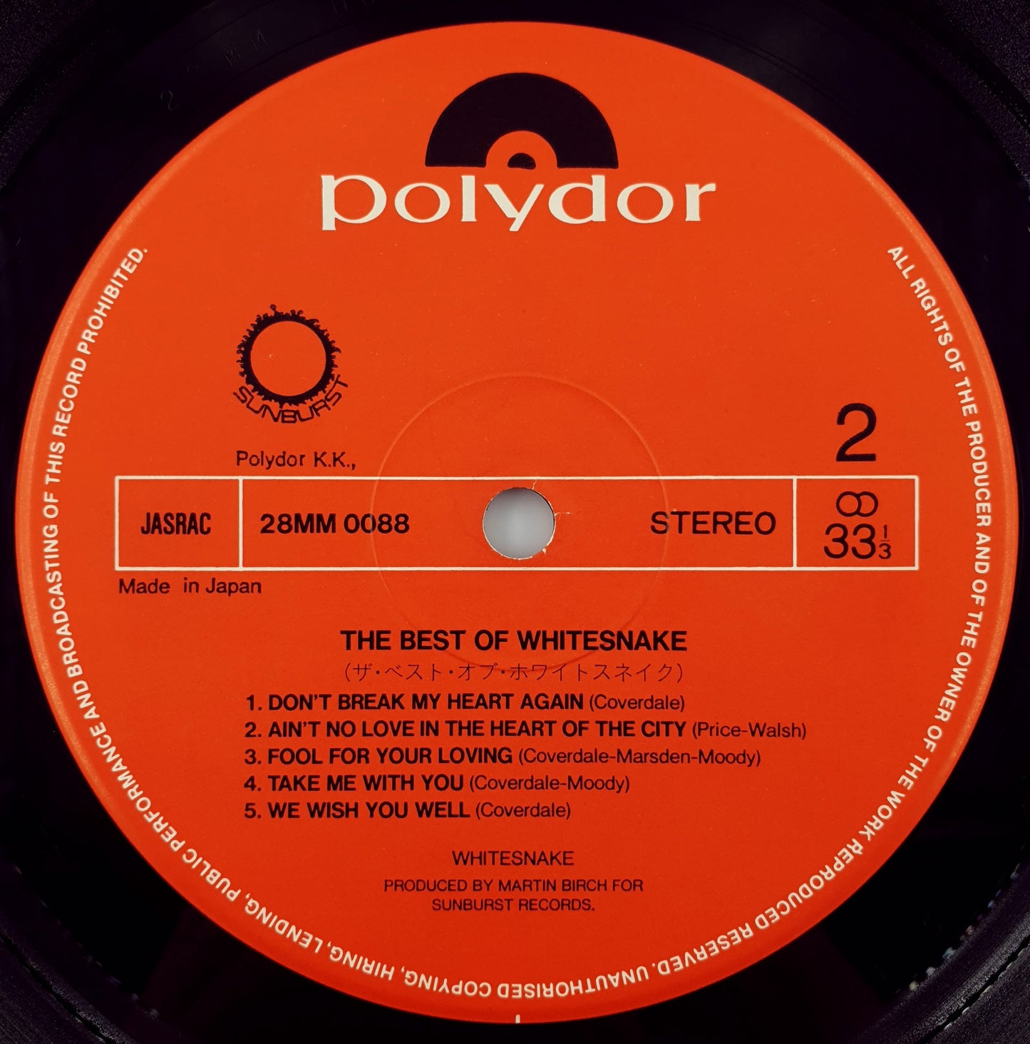 Whitesnake - The Best Of Whitesnake