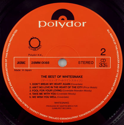 Whitesnake - The Best Of Whitesnake