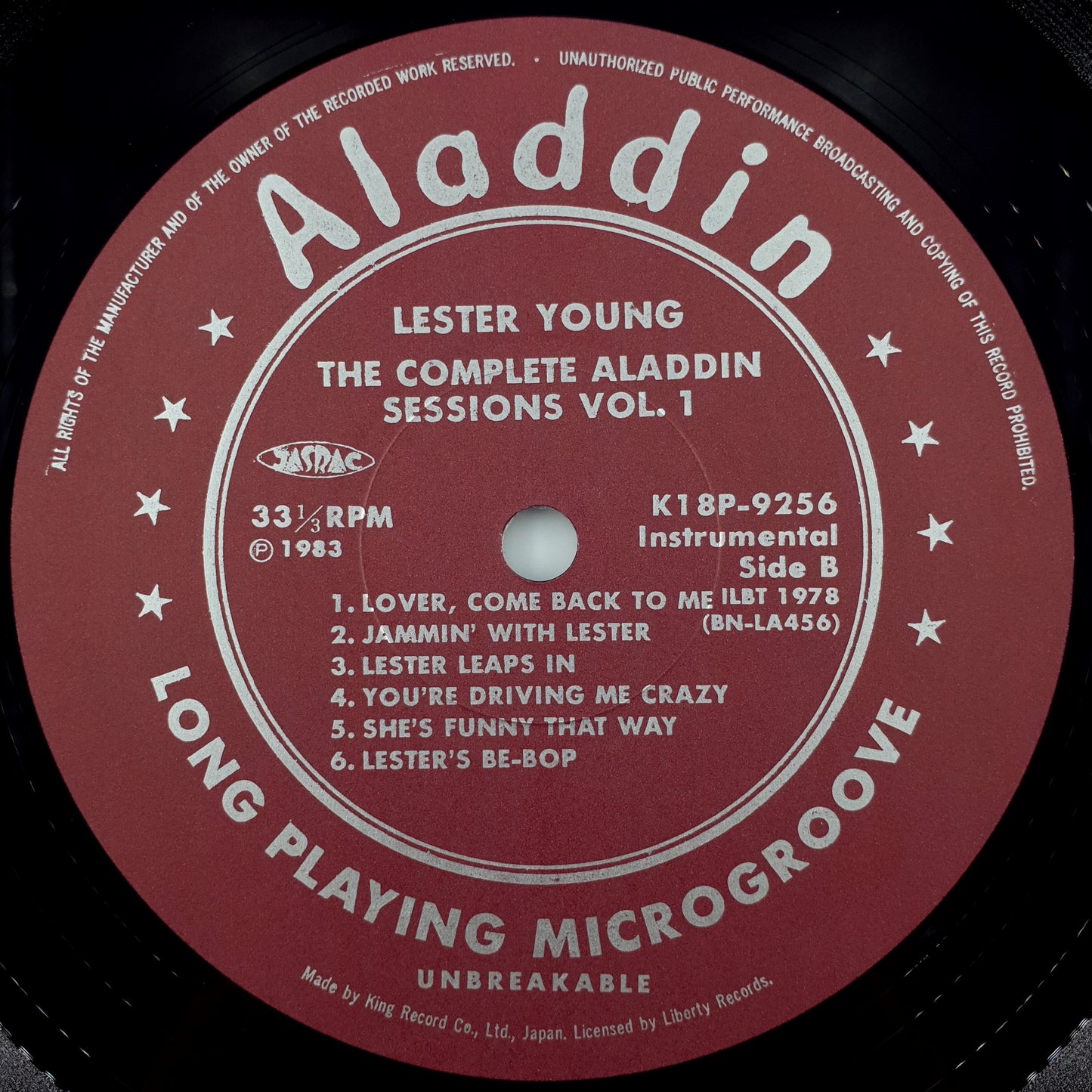Lester Young – The Complete Aladdin Sessions Vol. 1