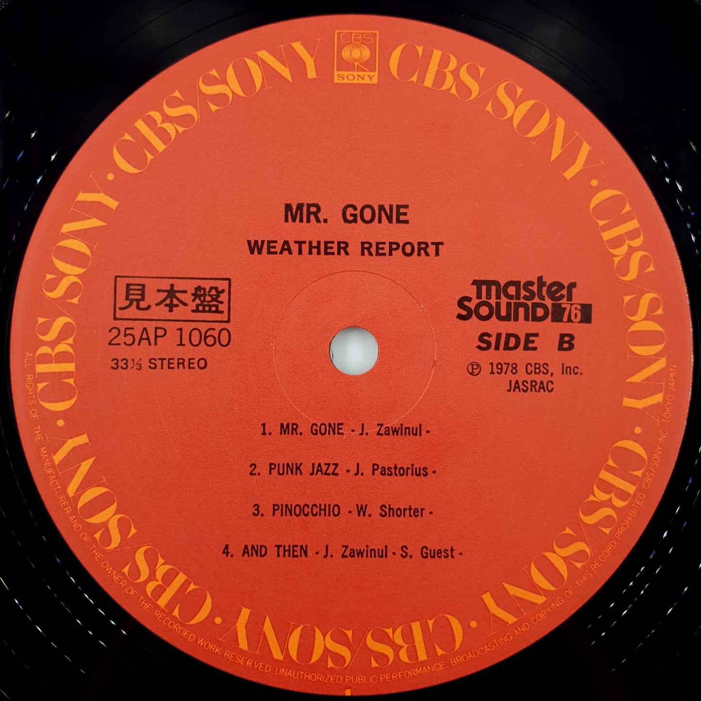 Weather Report – Mr. Gone