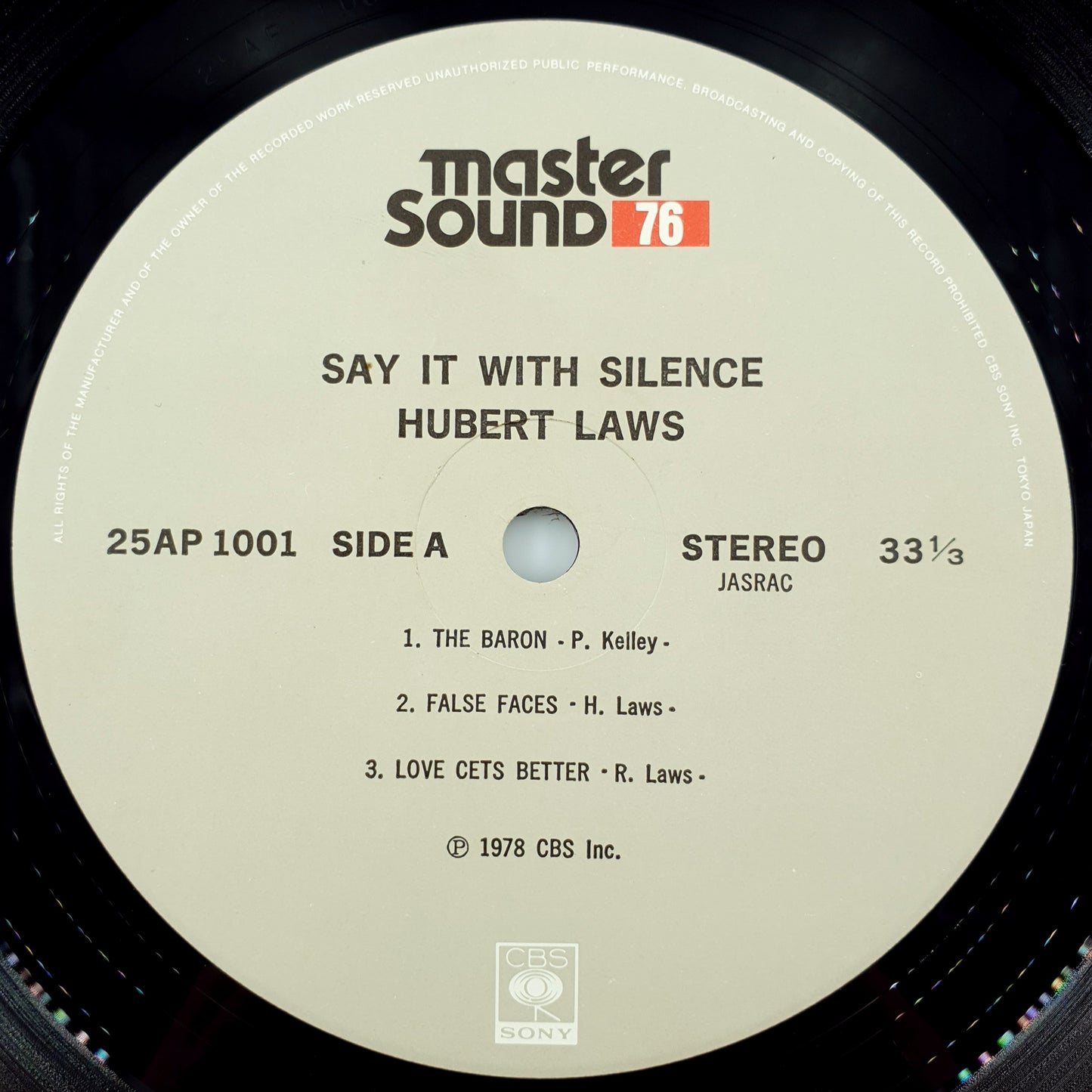 Hubert Laws – Say It With Silence