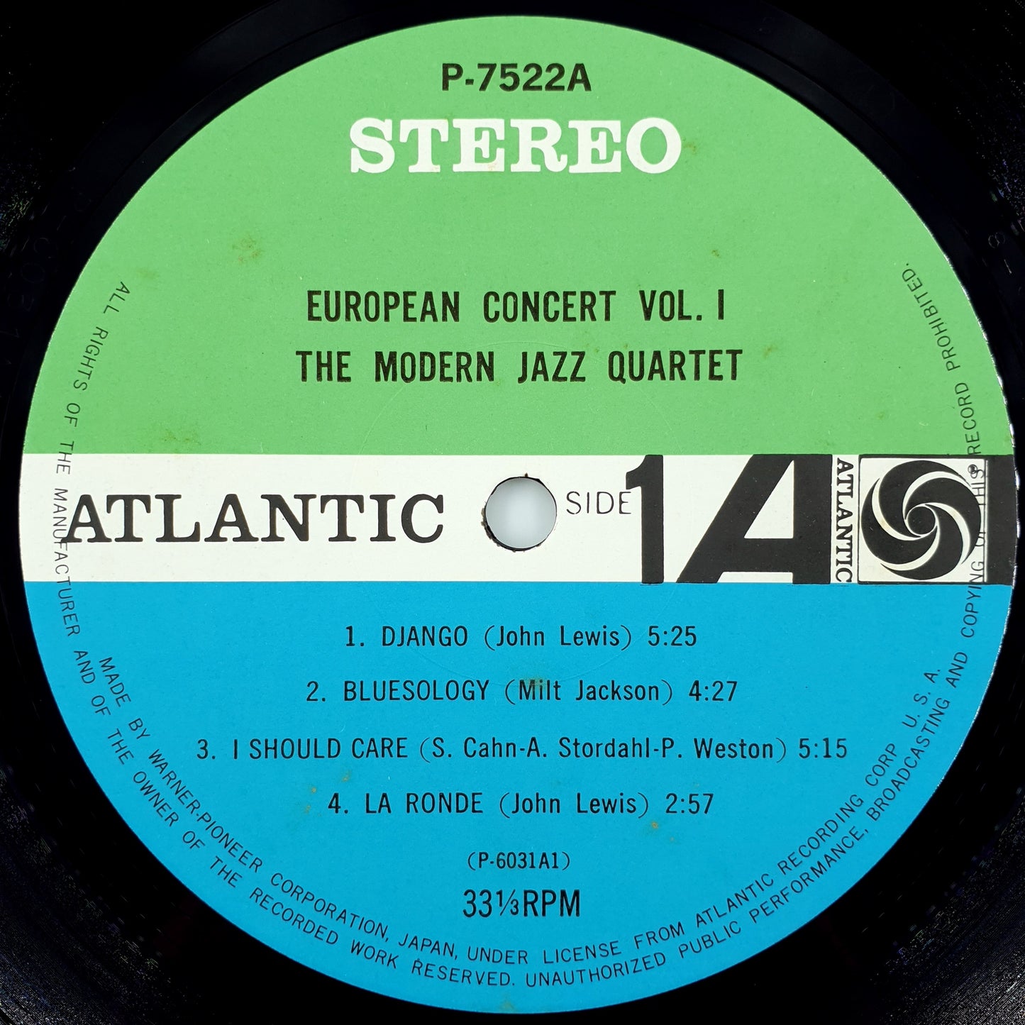The Modern Jazz Quartet – European Concert: Volume One