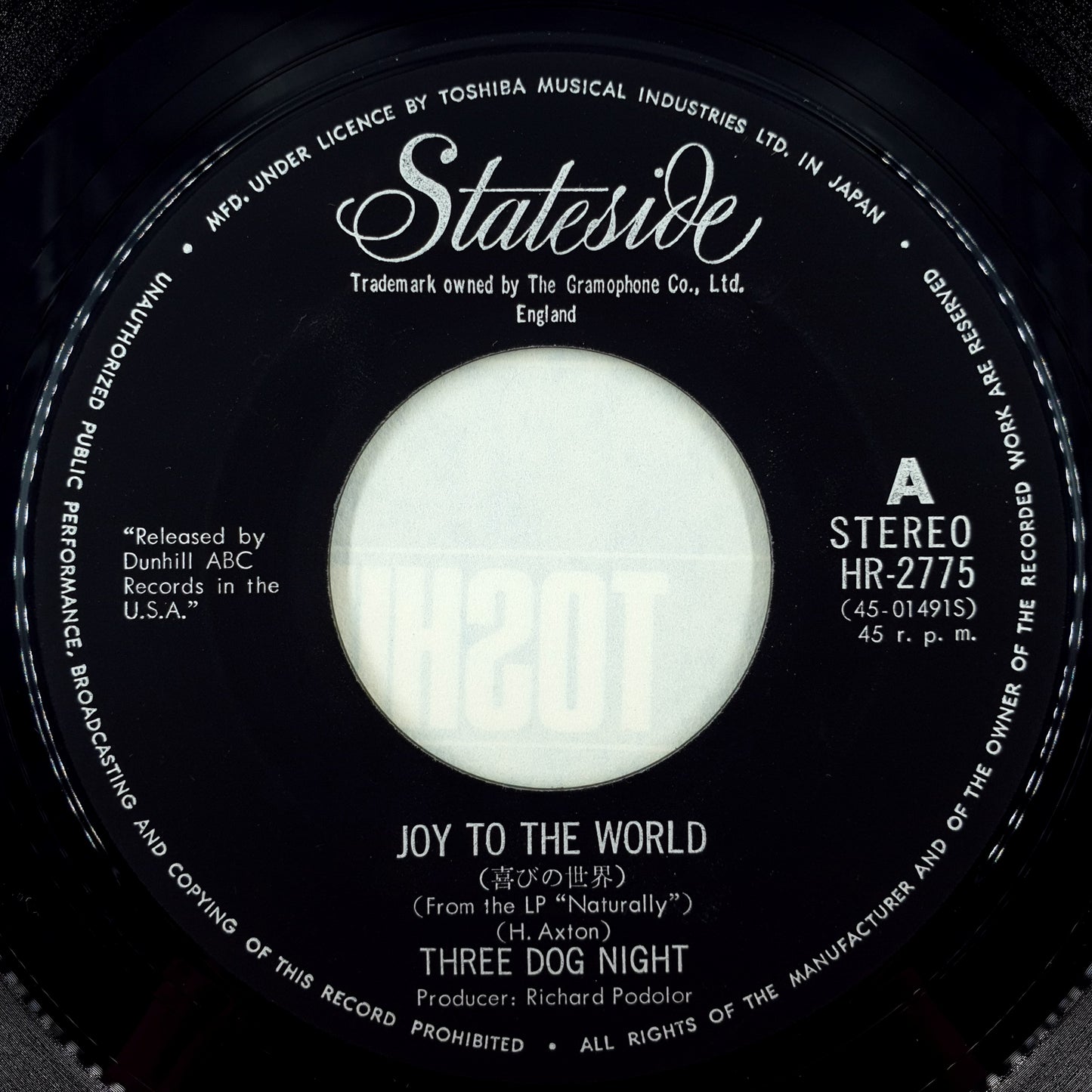 Three Dog Night – Joy To The World / I Can Hear You Calling